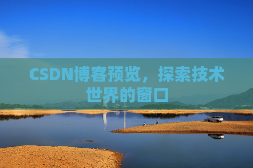 CSDN博客预览，探索技术世界的窗口